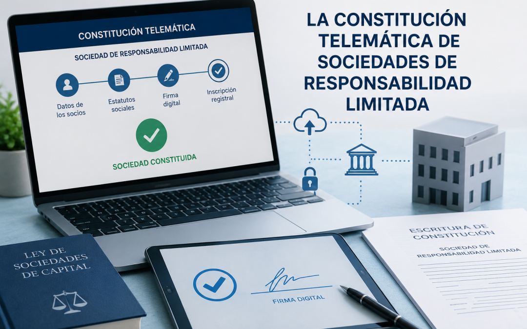 La constitución telemática de sociedades de responsabilidad limitada