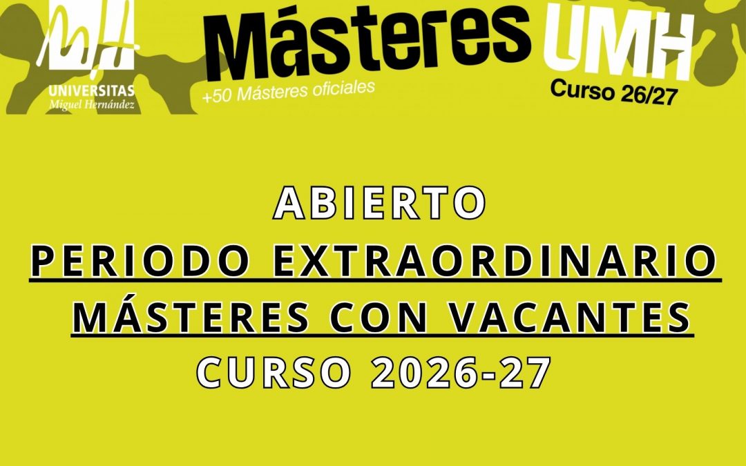 Últimas plazas en el Máster Universitario en Derecho y Sociedad Digital: abierto el periodo extraordinario de preinscripción